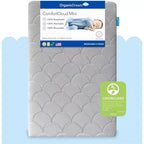 Organic Dream ComfortCloud Mini Crib Mattress in Moonlight Grey
