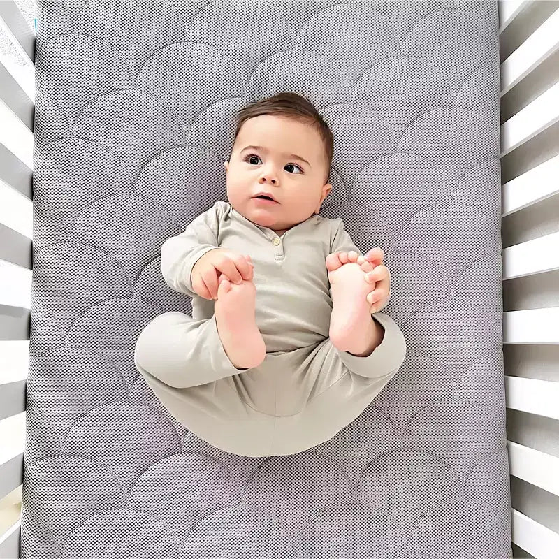 Materasso per mini culla Moonlight Grey, rigido, per 1 bambino