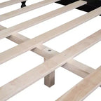 Struttura Letto in Legno Massello Nero – Testiera Curva e Colonne Tornite, Matrimoniale Francese/Matrimoniale, 1 Persona