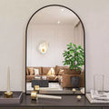 TUYOHW 24x36 Inch Wall Mount Bathroom Mirror,Modern Arched Wall Mount Vanity Mirror for Bathroom,Bedroom