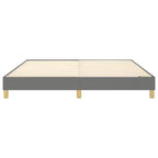 Telaio letto matrimoniale king size grigio scuro, senza testiera, 2 posti letto