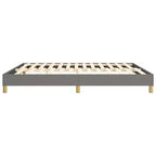 Telaio letto matrimoniale king size grigio scuro, senza testiera, 2 posti letto
