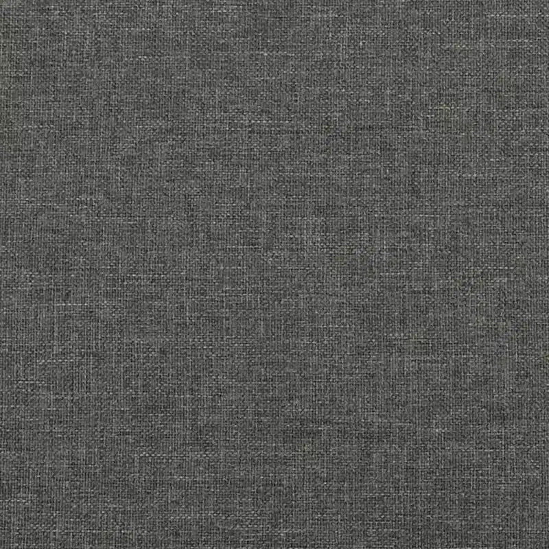 Telaio letto matrimoniale king size grigio scuro, senza testiera, 2 posti letto