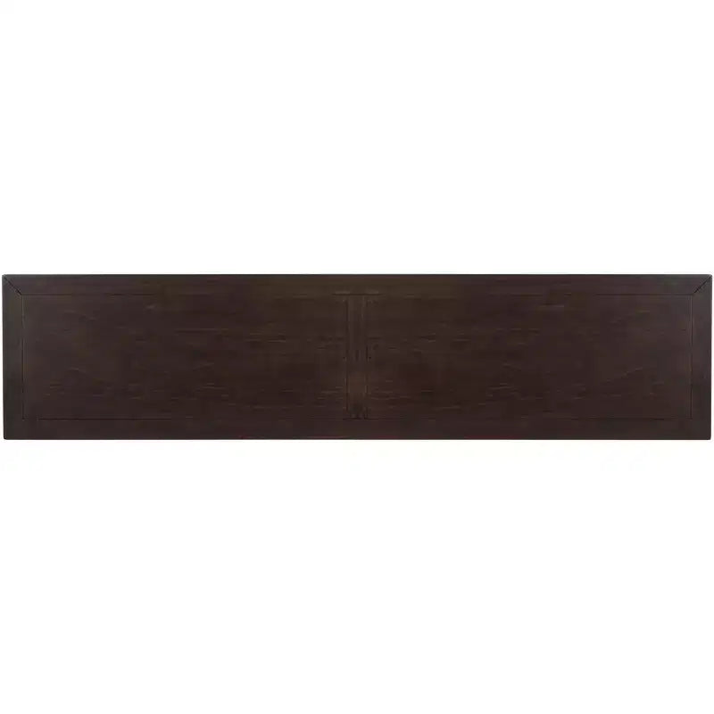 Blu Scuro / Espresso / Grigio Lavato / Blu Navy / Marrone Chiaro – Tavolino Consolle Stretto, Stile Retrò Invecchiato, 4 Cassetti e Ripiano, 1 Pezzo
