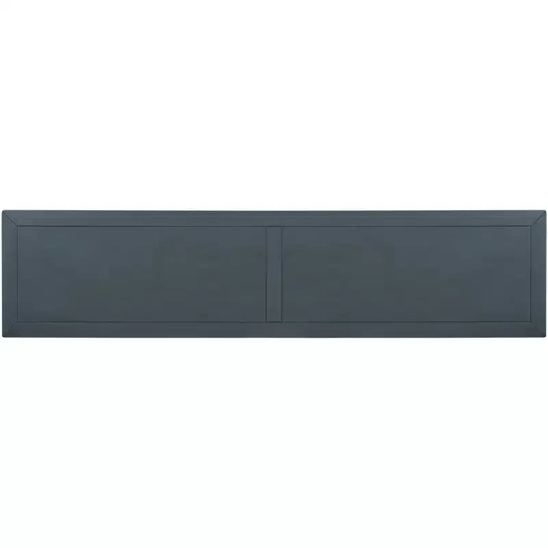 Blu Scuro / Espresso / Grigio Lavato / Blu Navy / Marrone Chiaro – Tavolino Consolle Stretto, Stile Retrò Invecchiato, 4 Cassetti e Ripiano, 1 Pezzo