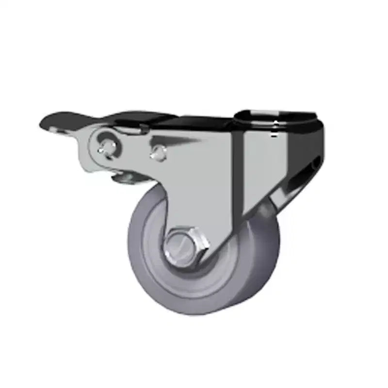 Armadietto mobile con serratura a 2 ante, nero, con ruote, monoposto, capacità 163 kg