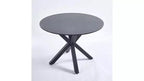 Modern Dining Table Coffee Table Center Table Center Table Tea Table Sofa Table for Small Spaces, Easy Assembly, Matte Black