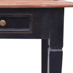 Scrivania con 6 cassetti – Nero / Marrone / Bianco, Monoutente