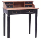 vidaXL Writing Desk with Drawers Computer Desk for Office Solid Reclaimed Wood