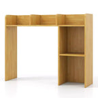 Libreria da scrivania a credenza beige/nera/marrone/grigia/naturale/noce/bianca – 1 persona
