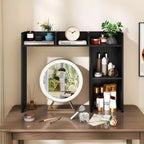 Libreria da scrivania a credenza beige/nera/marrone/grigia/naturale/noce/bianca – 1 persona