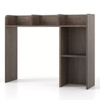 Libreria da scrivania a credenza beige/nera/marrone/grigia/naturale/noce/bianca – 1 persona