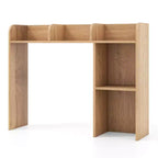 Libreria da scrivania a credenza beige/nera/marrone/grigia/naturale/noce/bianca – 1 persona