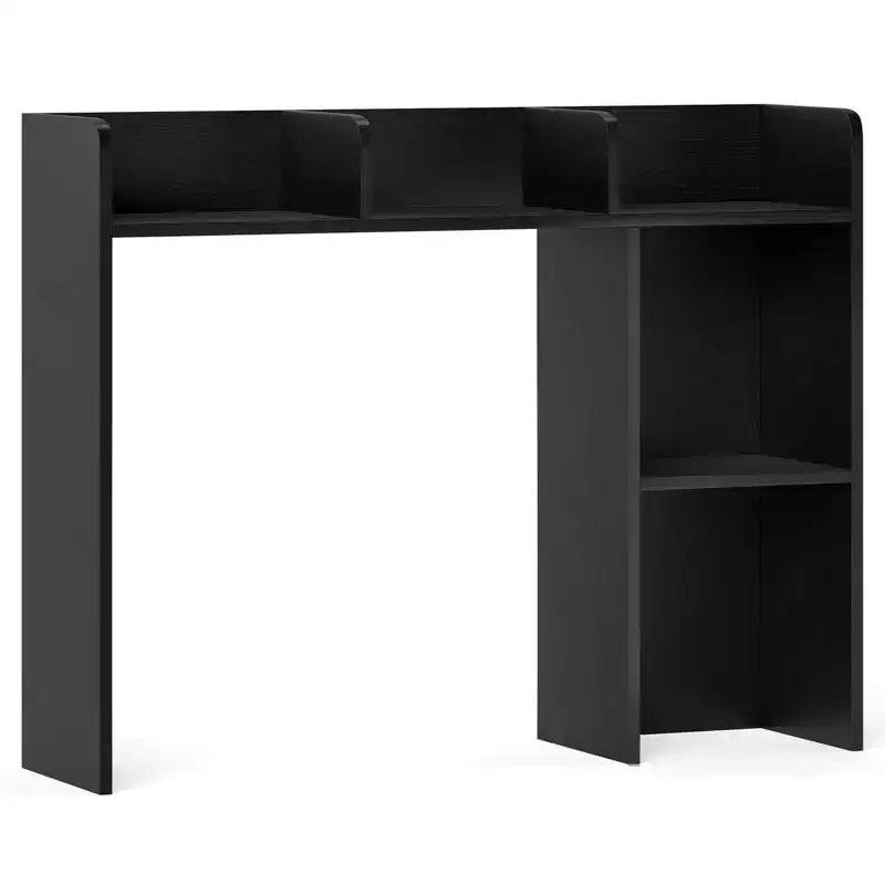Libreria da scrivania a credenza beige/nera/marrone/grigia/naturale/noce/bianca – 1 persona
