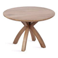 Kate and Laurel Soleyn Round Wood Coffee Table, 27x27x19, Natural