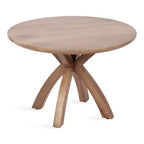 Kate and Laurel Soleyn Round Wood Coffee Table, 27x27x19, Natural