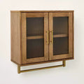 Reeded Glass Bathroom Wall Cabinet - Hearth & Hand with Magnolia